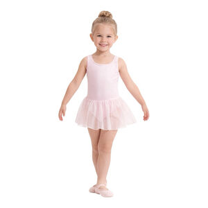 Capezio Pink Ballet Leotard Dress Tutu Girls Medium NWT Dancewear